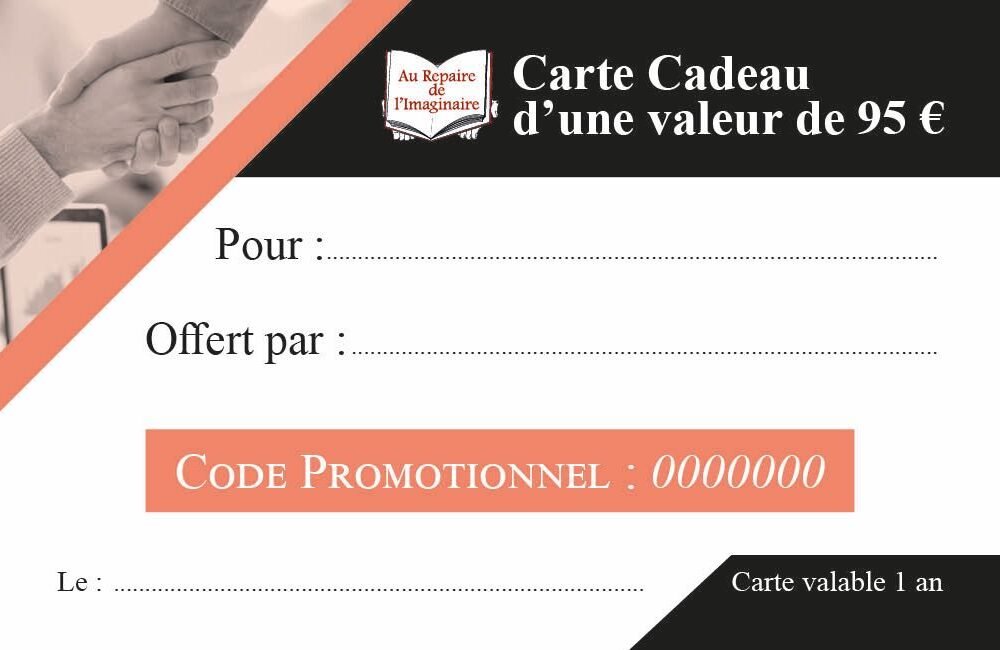 Carte cadeau 95 euros recto